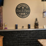 Personalized Bar Sign Metal Wall Art | Indoor or Outdoor Home Decor | Home Bar | Housewarming Gift
