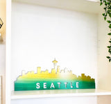Seattle Skyline Metal Wall Art with Powder Coat