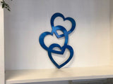 Vertical Heart Metal Wall Art
