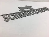Schnauzer On Duty Dog Metal Sign