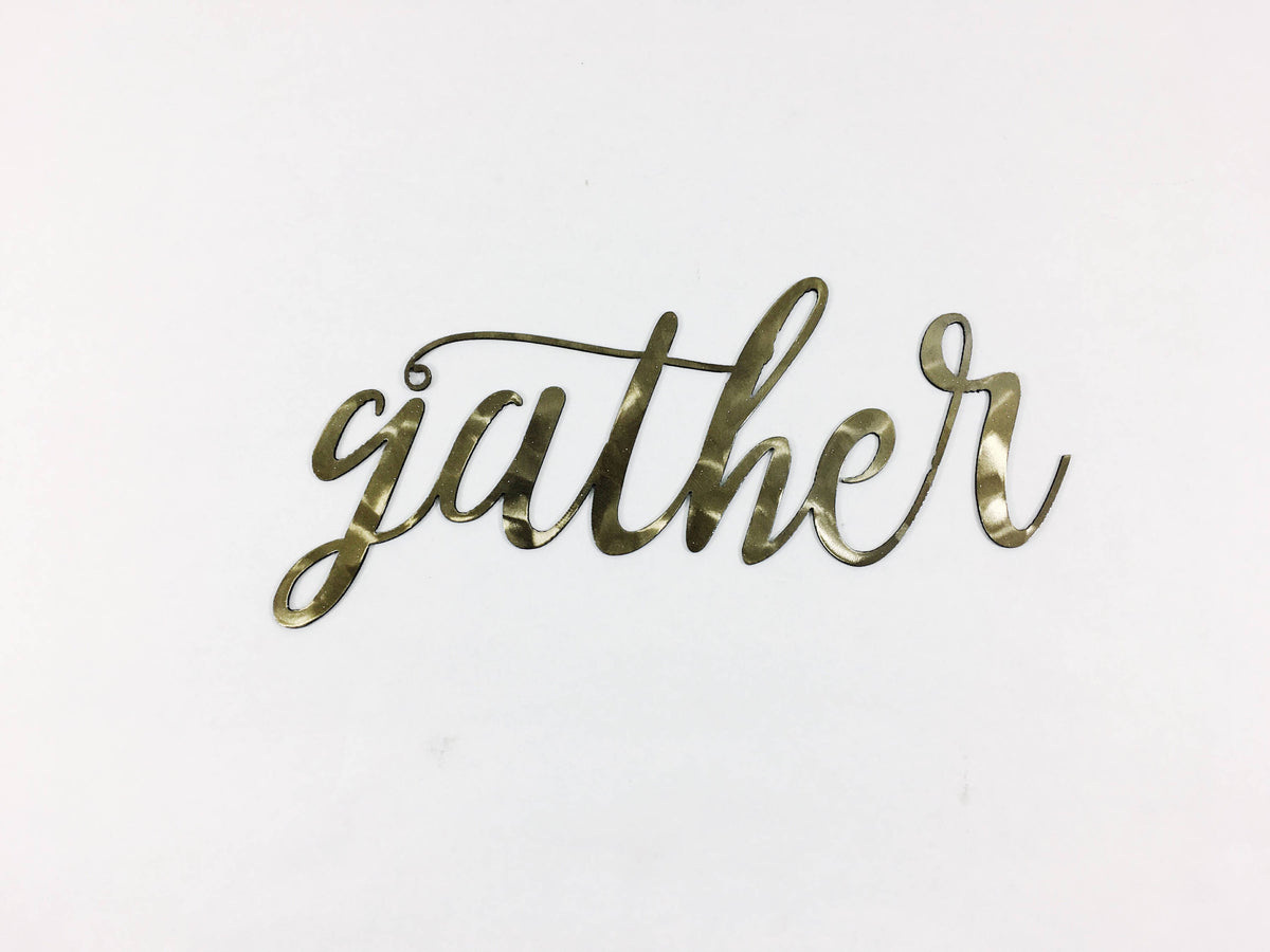 Gather Metal Wall Art Powder Coated Good Vibes Metal GoodVibesMetal