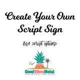 Create Your Own Script Text