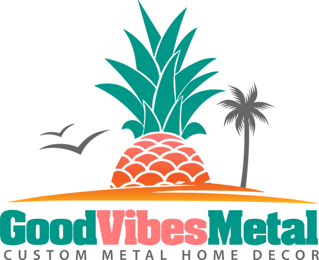 Company Logo For Good Vibes Metal Home Decor & Custom Sign Shop