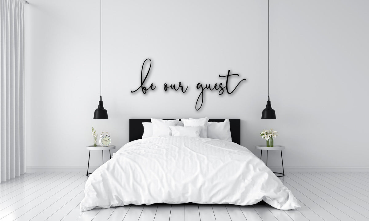 Be Our Guest Metal Wall Art