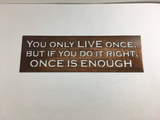 Create Your Own Rectangular Sign