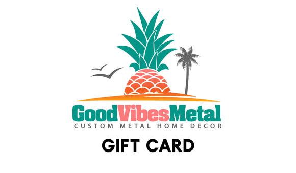 Good Vibes Metal Gift Card