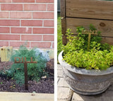Metal Garden Plant & Herb Marker Stake Powder Coated