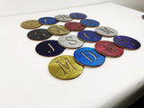 Monogram 4" Steel & Cork Coaster