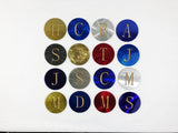 Monogram 4" Steel & Cork Coaster