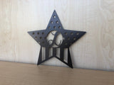 USA Star Personalized Monogram Door Hanger Wall Art