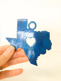 State Christmas Tree Ornament with Heart