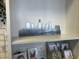 Los Angeles Skyline Metal Wall Art - Lots of Colors Available L.A. | City Wall Decor | California Housewarming Gift
