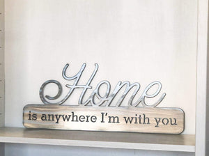 Home is Anywhere I'm with You Wall Art