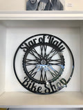 Personalized Bicycle Wheel Metal Wall Art