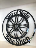 Personalized Bicycle Wheel Metal Wall Art
