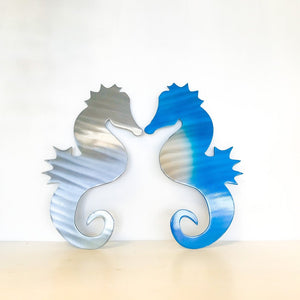 Seahorse Metal Wall Art with Powder Coat
