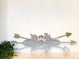 Floral Arrow Bunch Decoration Metal Wall Art | Home Decor | Sunflower Hanging