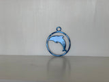 Dolphin Metal Christmas Tree Ornament