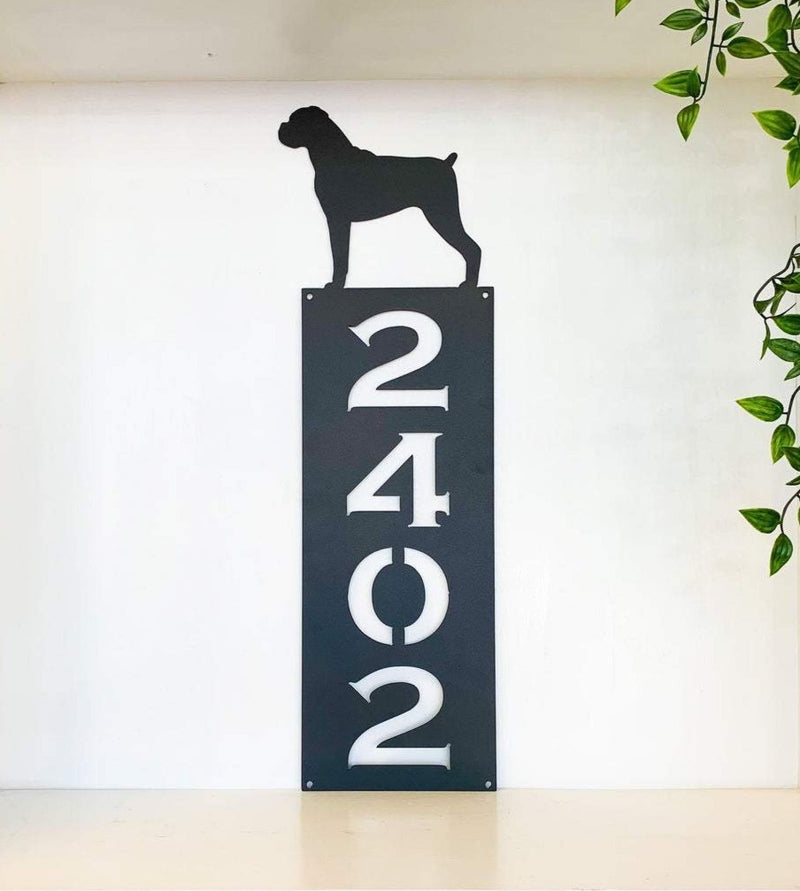 Dog Address Sign
