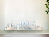 Atlanta Skyline Metal Wall Art with Powder Coat, 34 Color Options