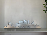 Atlanta Skyline Metal Wall Art with Powder Coat, 34 Color Options