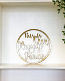 This is Our Happy Place Metal Wall Art