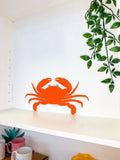 Crab Metal Wall Art, Powder Coated