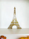 Eiffel Tower with Scroll Detail Metal Wall Art
