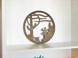 Southwest Scene Metal Wall Art Sign with Powder Coat, 14ga Steel