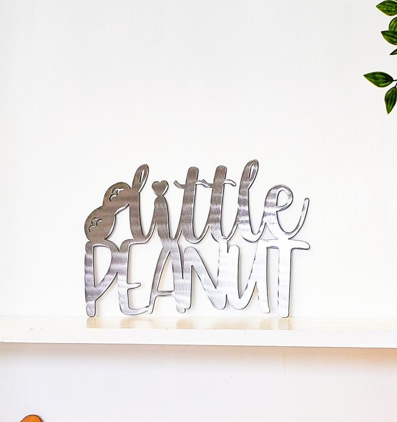 Little Peanut Metal Wall Art