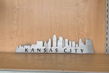 City Skyline Metal Wall Art with LED Lights and 1" Matching Standoffs