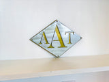 Dual Diamond Metal Monogram