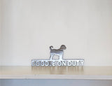 Golden Doodle On Duty Metal Sign