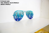 Beach Vibes Sunglasses Metal Wall Art