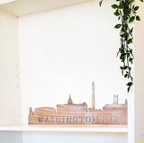 Washington DC Skyline Metal Wall Art with Powder Coat, 34 Color Options | City Wall Decor