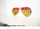 Beach Vibes Sunglasses Metal Wall Art
