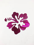 Hibiscus Metal Wall Art | Powder Coated | Tropical Home Decor