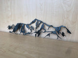 Wasatch Mountains Metal Wall Art with Powder Coat