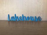 Lakehouse Metal Wall Decor
