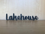 Lakehouse Metal Wall Decor