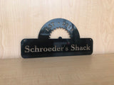 Personalized Woodshop or Workshop Metal Wall Art Sign