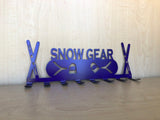 Snow Gear Metal Coat and Mountain Gear Organizer, Mounting Hardware Included