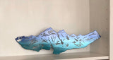 Canadian Rockies Mountain Metal Wall Art with Powder Coat Banff