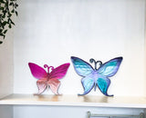 Metal Butterfly Wall Art with Powder Coat, 14ga Steel Various Sizes