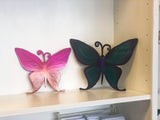 Metal Butterfly Wall Art with Powder Coat, 14ga Steel Various Sizes