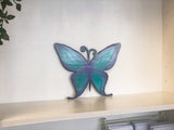Metal Butterfly Wall Art with Powder Coat, 14ga Steel Various Sizes