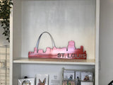St. Louis Skyline with Arch Metal Wall Art - Lots of Colors Available
