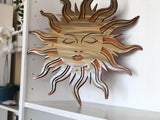 Sun In Splendor Metal Wall Art, Dual Layer
