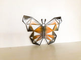 Geometric Butterfly Metal Wall Art