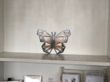 Geometric Butterfly Metal Wall Art